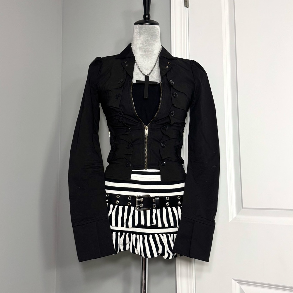 Pixie Rebels Slim Button Up Jacket - image 7